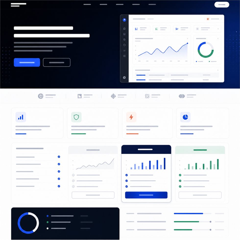 Product Drop Page website template preview